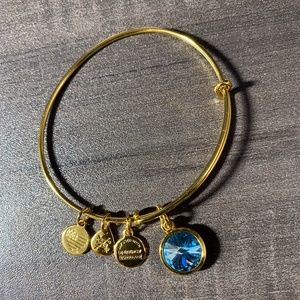 Alex & Ani March Birthstone Aquamarine Bracelet
